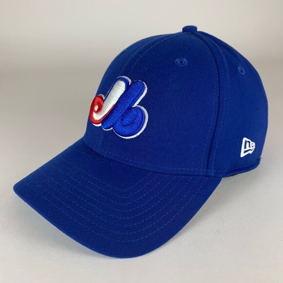 Montreal Expos MLB Blue New Era 39Thirty Stretch Fitted Hat Mens L/XL - Picture 1 of 5